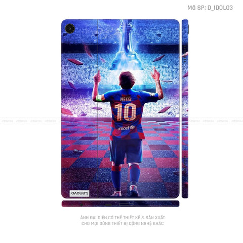Dán Skin Máy Tính Bảng Lenovo Pad Series Hình Messi | D_IDOL03