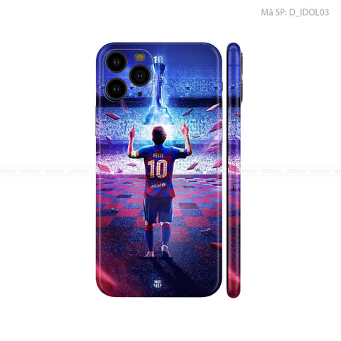 Dán Skin IPhone 11 Series Hình Mesi | D_IDOL03