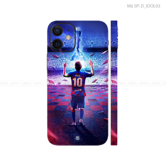 Dán Skin IPhone 12 Series Hình Messi | D_IDOL03