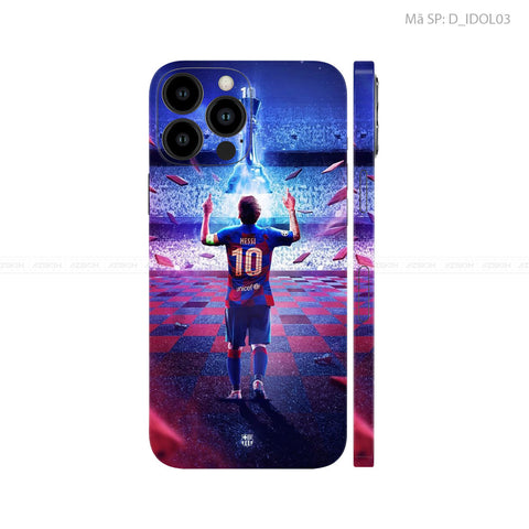 Dán Skin IPhone 12 Series Hình Messi | D_IDOL03
