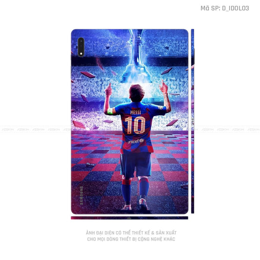 Dán Skin Galaxy Tab S8 Series Hình Messi | D_IDOL03