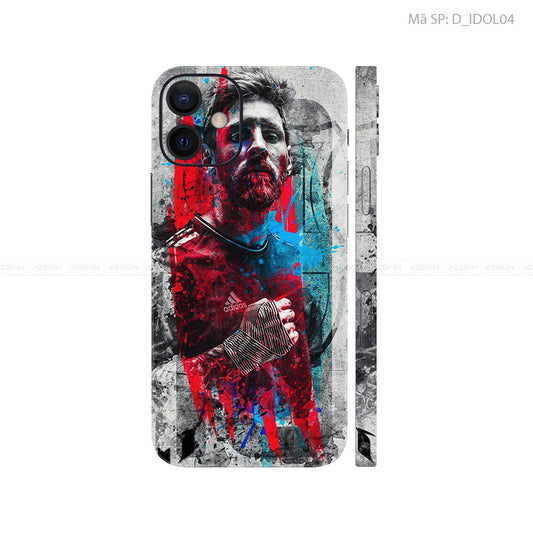 Dán Skin IPhone 12 Series Hình Messi | D_IDOL04