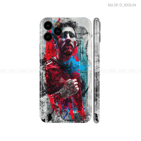 Dán Skin IPhone 11 Series Hình Mesi | D_IDOL04