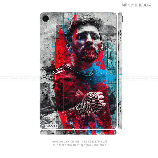 Dán Skin Máy Tính Bảng Lenovo Pad Series Hình Messi | D_IDOL04