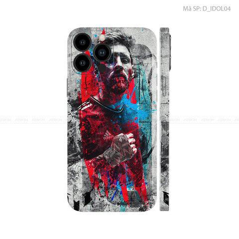 Dán Skin IPhone 13 Series Hình Messi | D_IDOL04