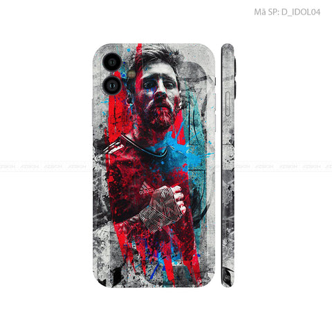 Dán Skin IPhone 11 Series Hình Mesi | D_IDOL04
