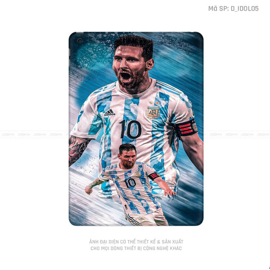 Dán Skin IPad Gen Hình Messi | D_IDOL05