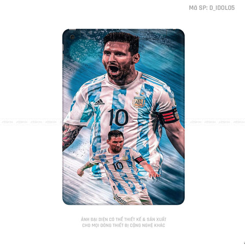 Dán Skin IPad Gen Hình Messi | D_IDOL05