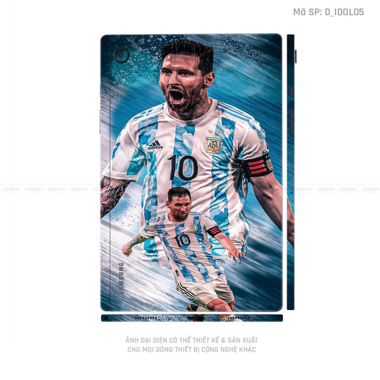 Dán Skin Galaxy Tab A Series Hình Messi | D_IDOL05