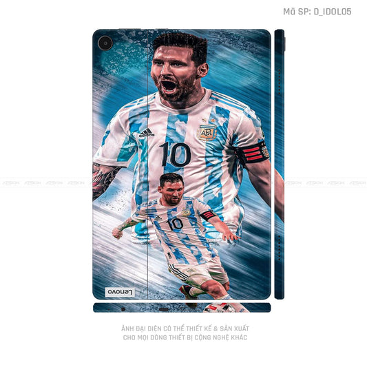 Dán Skin Máy Tính Bảng Lenovo Pad Series Hình Messi | D_IDOL05