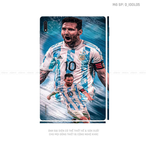 Dán Skin Galaxy Tab S8 Series Hình Messi | D_IDOL05