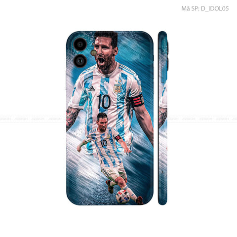 Dán Skin IPhone 11 Series Hình Mesi | D_IDOL05