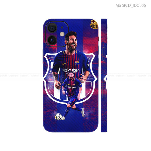 Dán Skin IPhone 12 Series Hình Messi | D_IDOL06