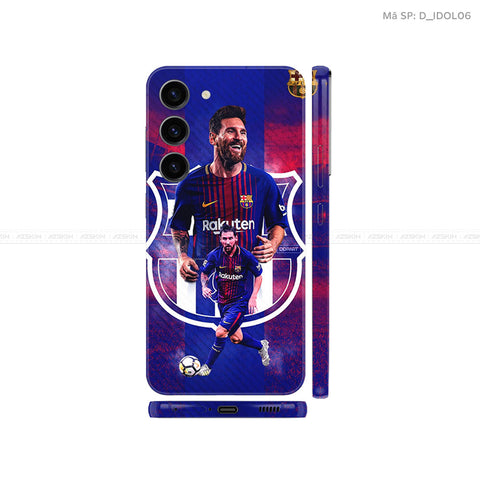 Dán Skin Galaxy S23 Series Hình Messi | D_IDOL06
