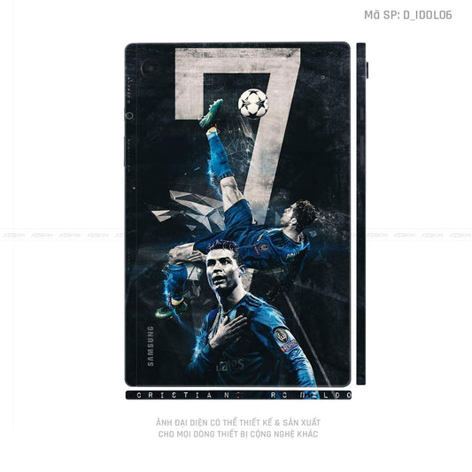 Dán Skin Galaxy Tab A Series Hình Ronaldo | D_IDOL06