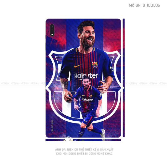 Dán Skin Galaxy Tab S8 Series Hình Messi | D_IDOL06