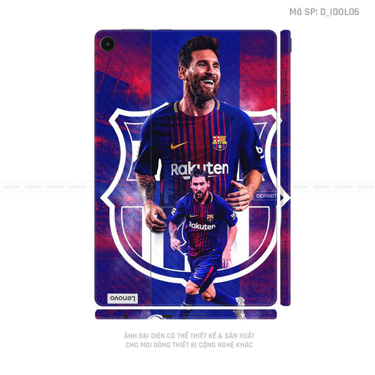 Dán Skin Máy Tính Bảng Lenovo Pad Series Hình Messi | D_IDOL06