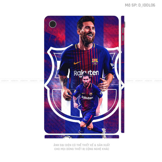 Dán Skin Máy Tính Bảng Oppo Pad Series Hình Messi | D_IDOL06