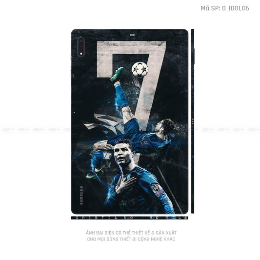 Dán Skin Galaxy Tab S8 Series Hình Ronaldo | D_IDOL06