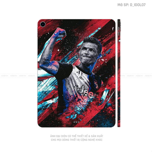 Dán Skin IPad Air Series Hình Ronaldo | D_IDOL07