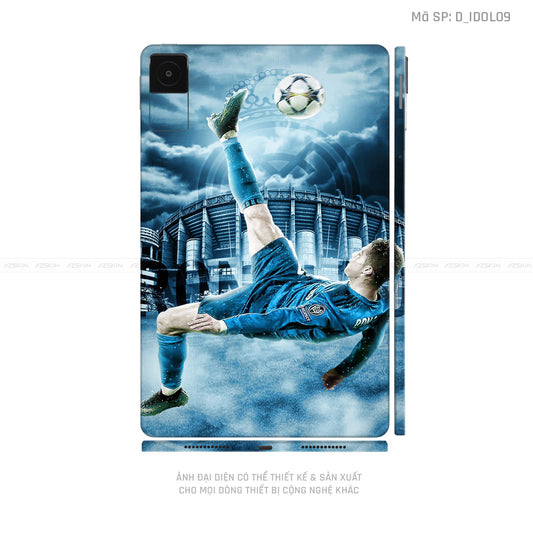 Dán Skin Máy Tính Bảng Xiaomi Mipad Hình Ronaldo | D_IDOL09