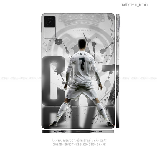 Dán Skin Máy Tính Bảng Xiaomi Mipad Hình Ronaldo | D_IDOL11