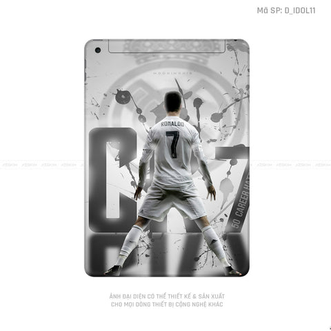 Dán Skin IPad Gen Hình Ronaldo (CR7) | D_IDOL11