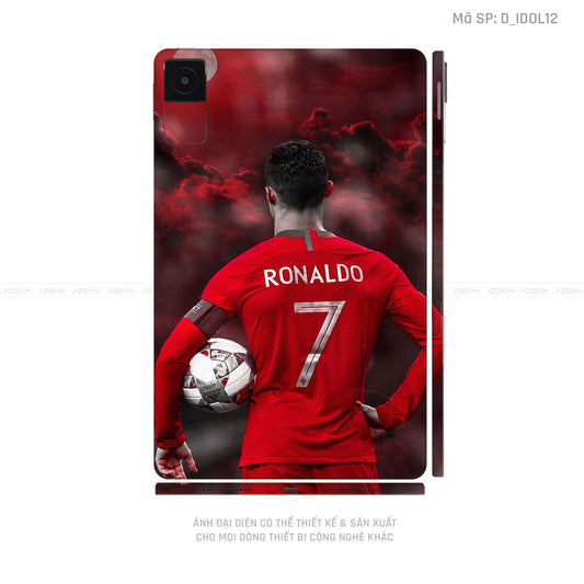 Dán Skin Máy Tính Bảng Xiaomi Mipad Hình Ronaldo | D_IDOL12