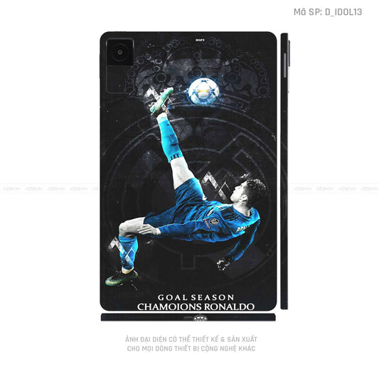 Dán Skin Máy Tính Bảng Xiaomi Mipad Hình Ronaldo | D_IDOL13