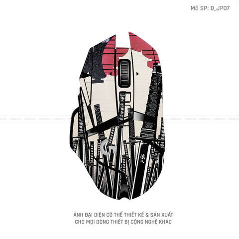 Skin Dán Chuột Logitech Hình Japan | D_JP07