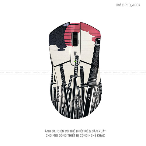 Skin Dán Chuột Dareu Hình Japan | D_JP07
