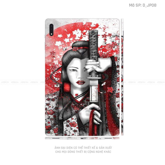 Dán Skin Galaxy Tab S9 Series Hình Japan Geisha | D_JP08