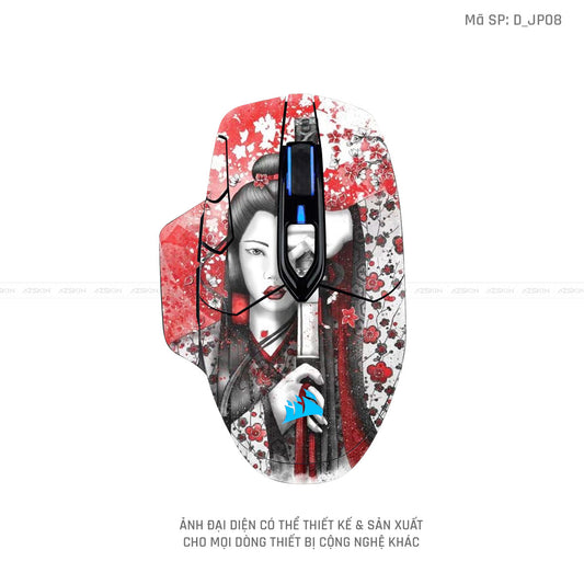 Skin Dán Chuột Corsair Hình Nhật Bản | D_JP08