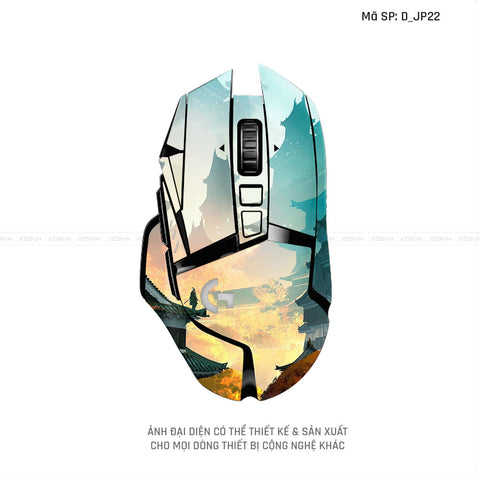 Skin Dán Chuột Logitech Hình Japan | D_JP22