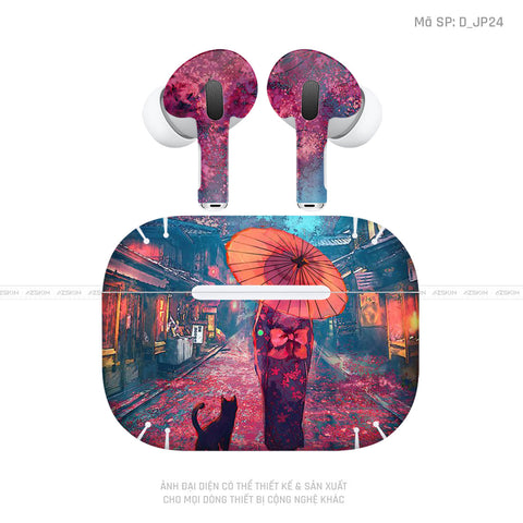 Dán Skin Airpod Pro/ Pro 2 Hình Japan | D_JP24