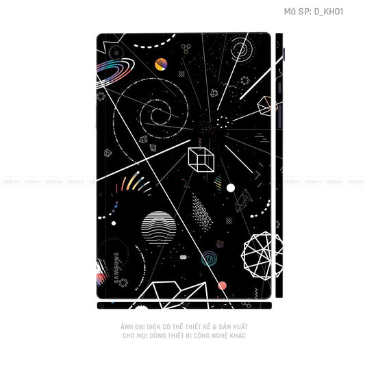 Dán Skin Galaxy Tab A Series Hình Khoa Học & Trừu Tượng | D_KH01