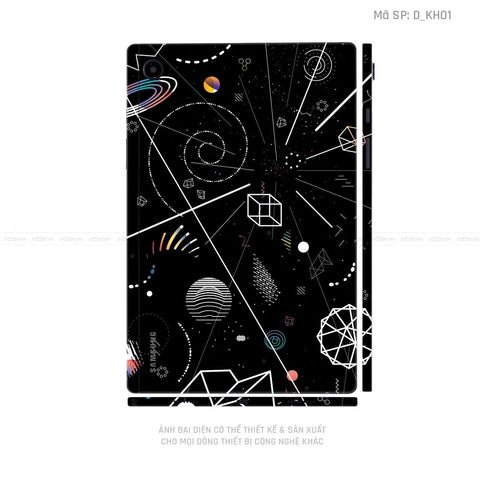 Dán Skin Galaxy Tab A Series Hình Khoa Học & Trừu Tượng | D_KH01