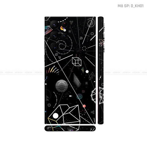 Dán Skin Galaxy S22 Series Hình Khoa Học & Trừu Tượng | D_KH01