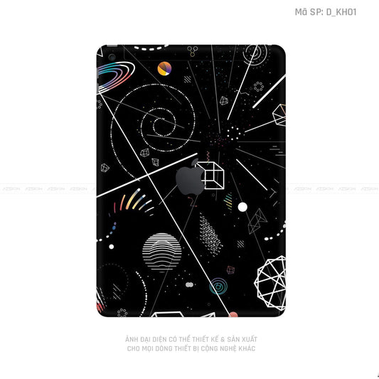 Dán Skin IPad Gen Hình Khoa Học & Trừu Tường | D_KH01