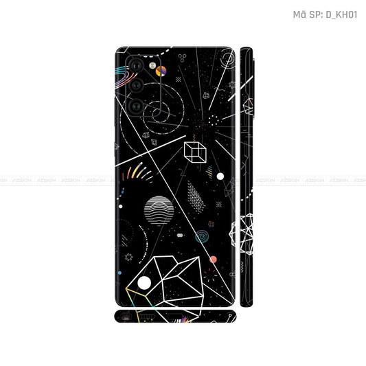 Dán Skin Galaxy Note 20 Series Hình Khoa Học & Trừu Tượng | D_KH01