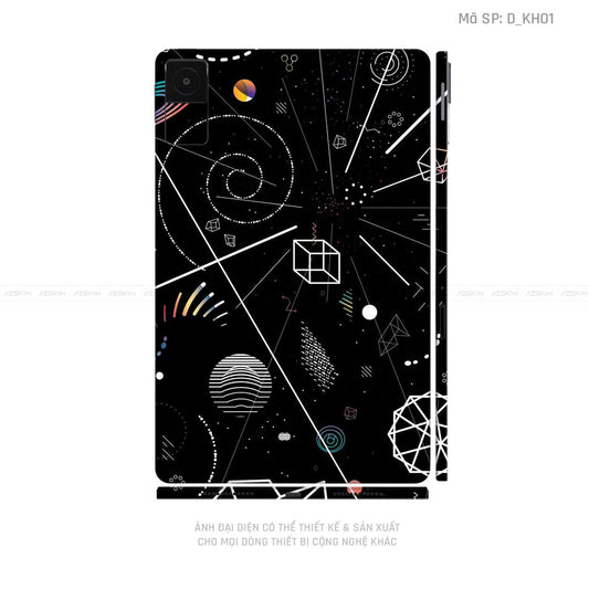 Dán Skin Máy Tính Bảng Xiaomi Mipad Hình Trừu Tượng | D_KH01
