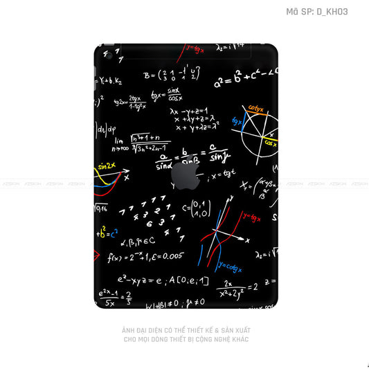 Dán Skin IPad Gen Hình Khoa Học & Trừu Tường | D_KH03