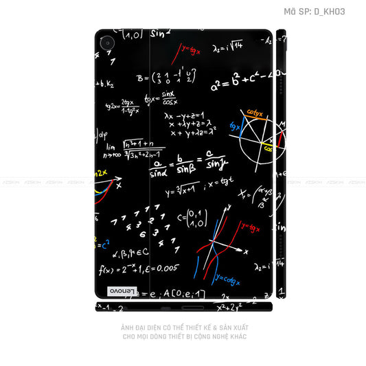 Dán Skin Máy Tính Bảng Lenovo Pad Series Hình Khoa Học & Trừu Tượng | D_KH03