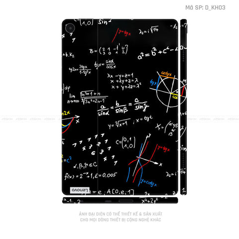 Dán Skin Máy Tính Bảng Lenovo Pad Series Hình Khoa Học & Trừu Tượng | D_KH03