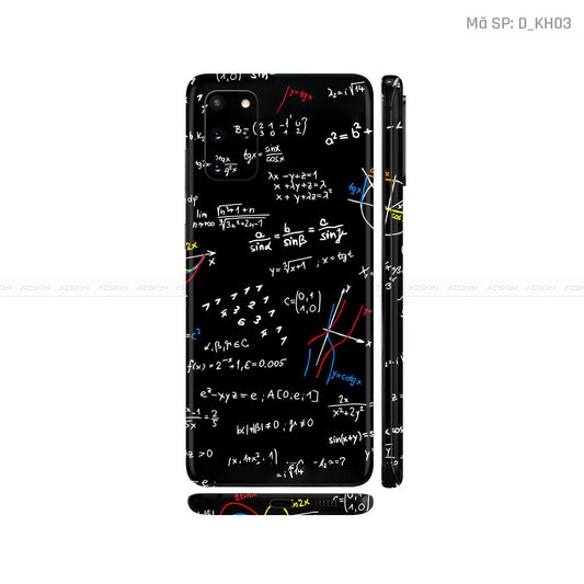 Dán Skin Galaxy S20 Series Hình Khoa Học & Trừu Tượng | D_KH03