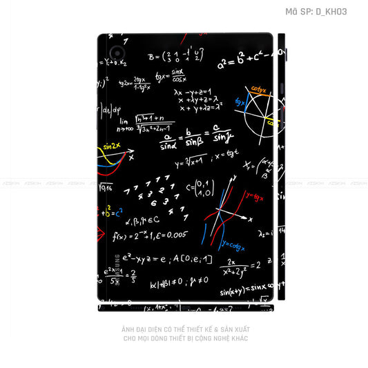 Dán Skin Galaxy Tab A Series Hình Khoa Học & Trừu Tượng | D_KH03