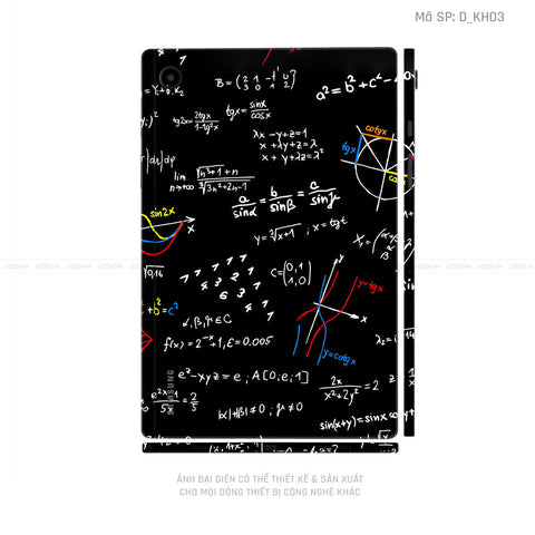 Dán Skin Galaxy Tab A Series Hình Khoa Học & Trừu Tượng | D_KH03