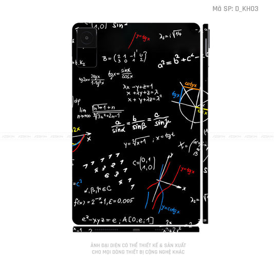 Dán Skin Máy Tính Bảng Xiaomi Mipad Hình Trừu Tượng | D_KH03