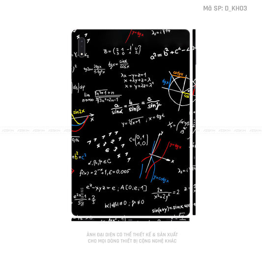 Dán Skin Galaxy Tab S9 Series Hình Khoa Học | D_KH03