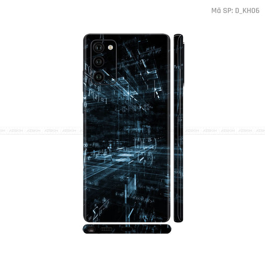 Dán Skin Galaxy Note 20 Series Hình Khoa Học & Trừu Tượng | D_KH06